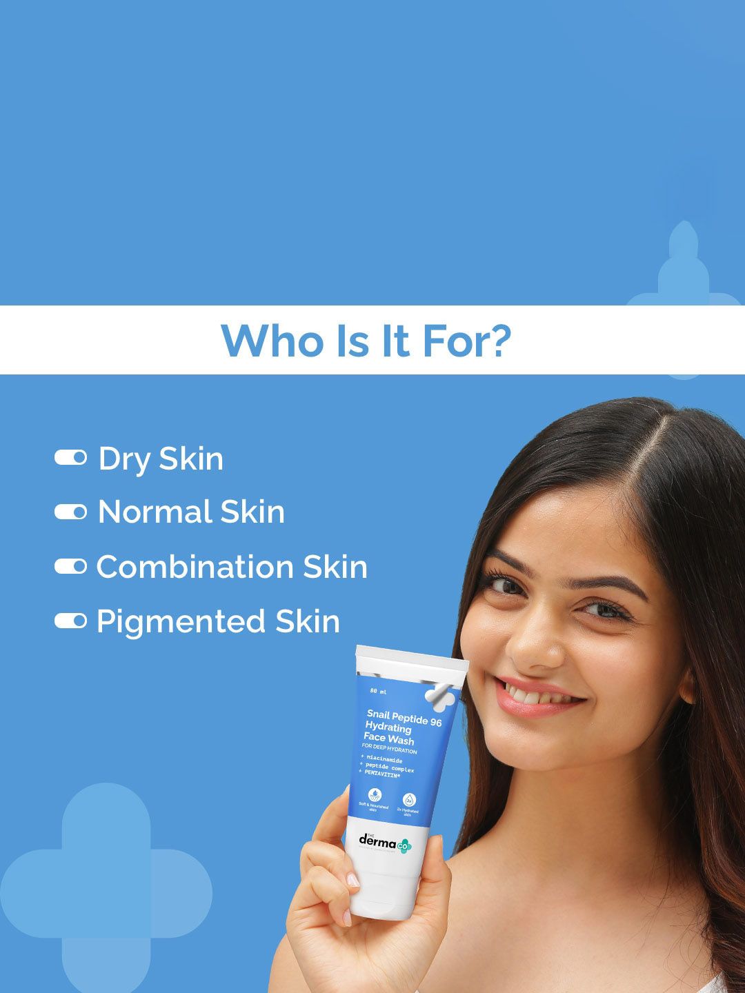 Buy The Derma co. Snail Peptide 96 Hydrating Face Wash - 80ml