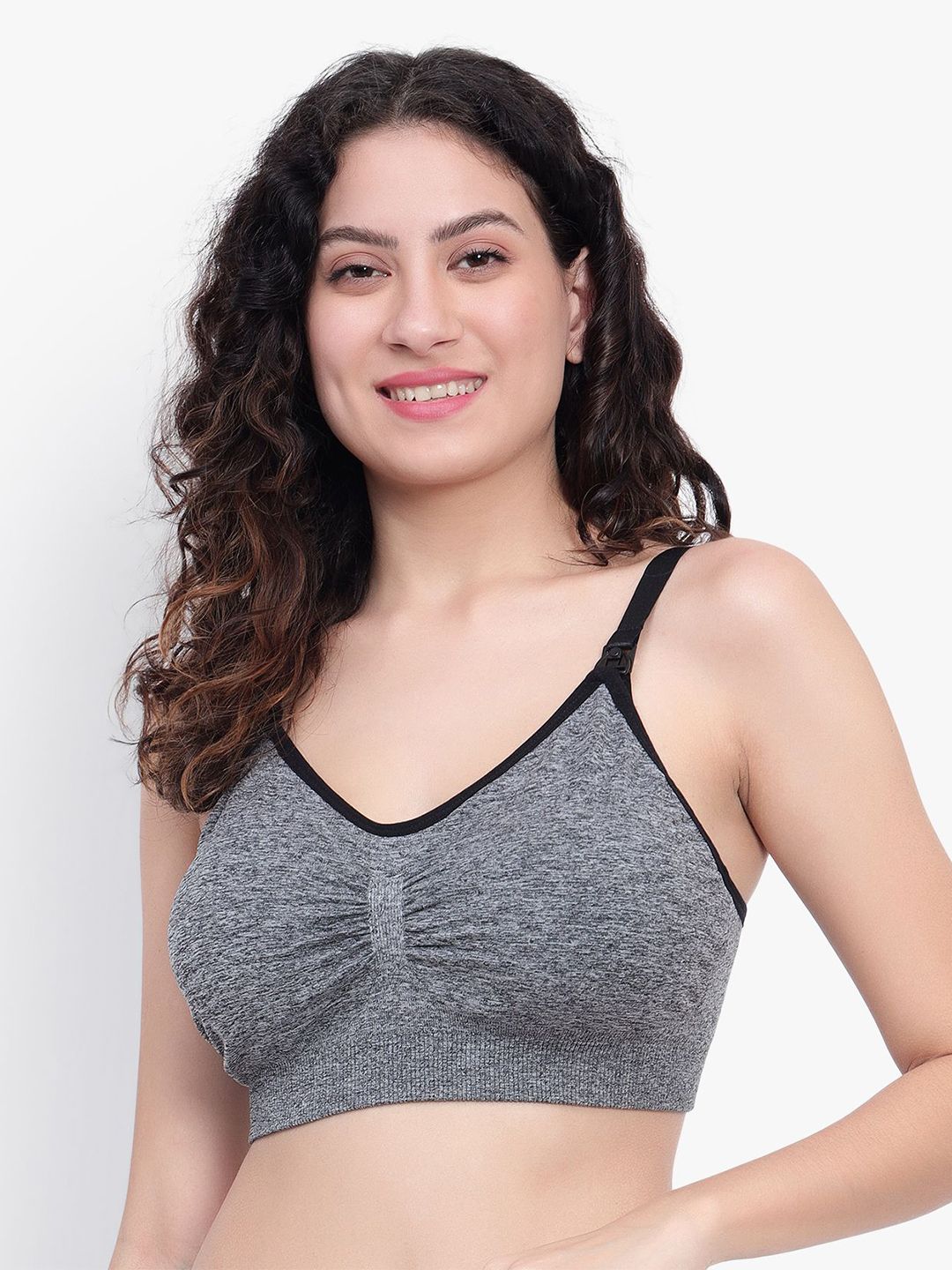 BRACHY Removable Padding Seamless Maternity Bra With All Day Comfort