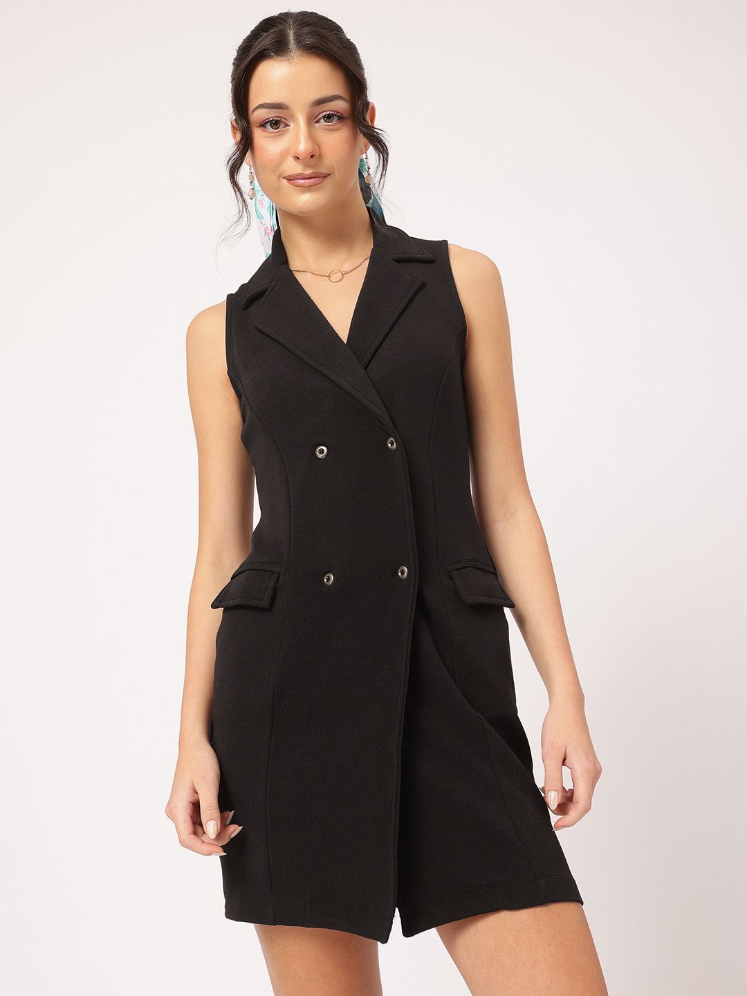 chinese dress ladies OK BOSS LADY BLAZER MAXI DRESS  AKIRA