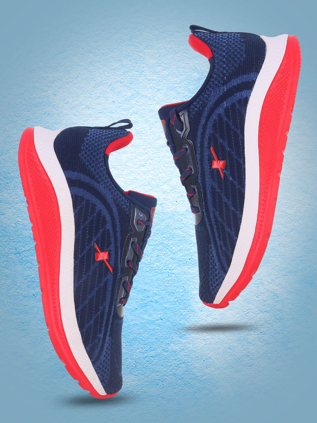 Sparx Men Textured Lace-Up Sports Shoes