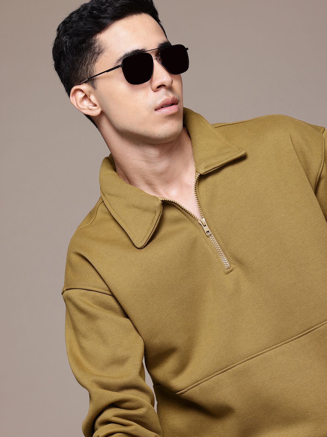 Buy The Roadster Lifestyle Co. Half-Zipper Pullover Sweatshirt