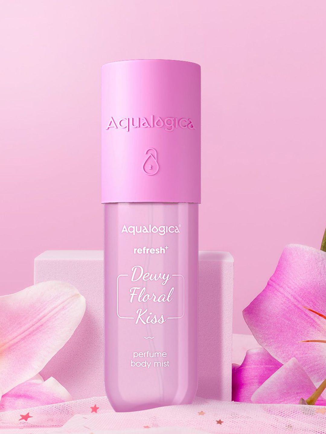 Aqualogica Refresh+ Dewy Floral Kiss Perfume Body Mist With Zemea & Hyaluronic Acid-150ml