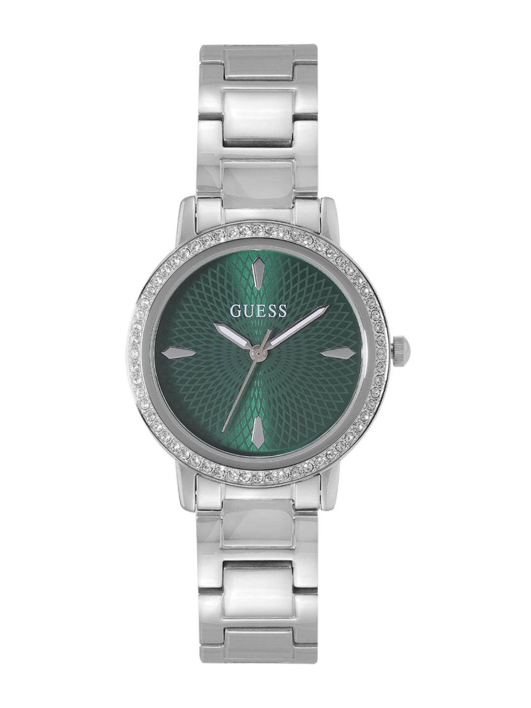 GUESS GUESS Round 34mm Green Dial Analog Women Watch - U1405L1M