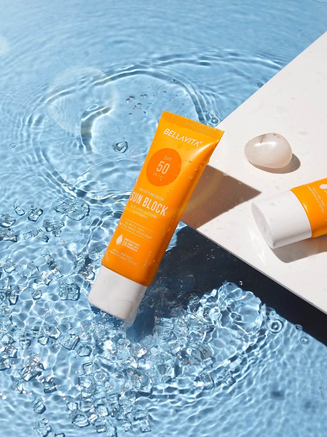 Bella Vita Organic Sun Block Water Based Sunscreen SPF 50 PA+++ - 50ml