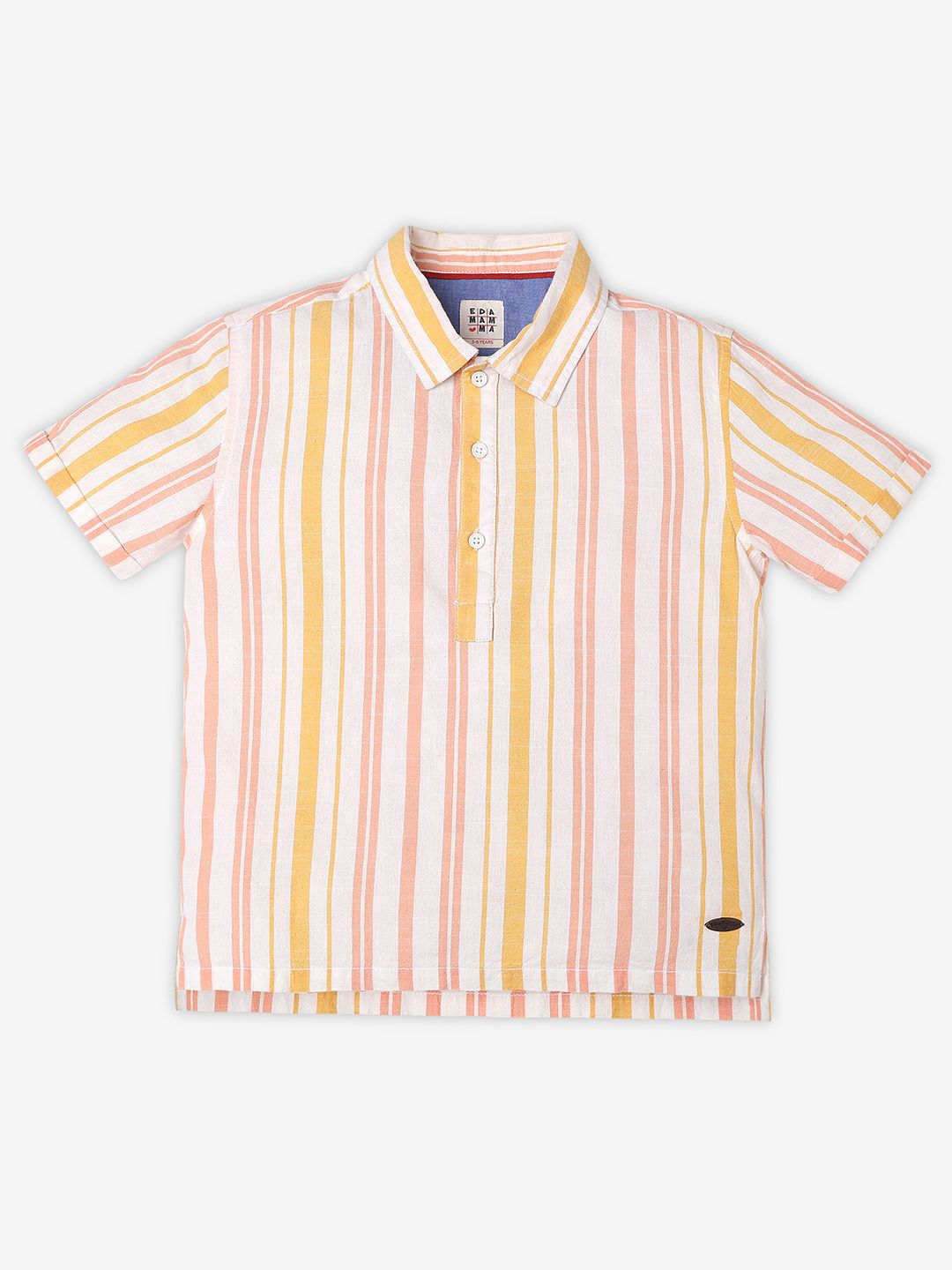 Ed-a-Mamma Boys Premium Opaque Striped Casual Shirt