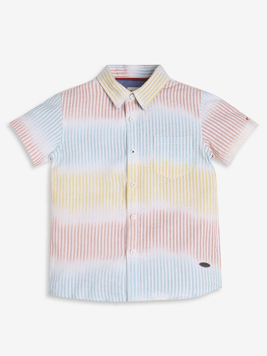 Ed-a-Mamma Boys Premium Opaque Striped Casual Shirt