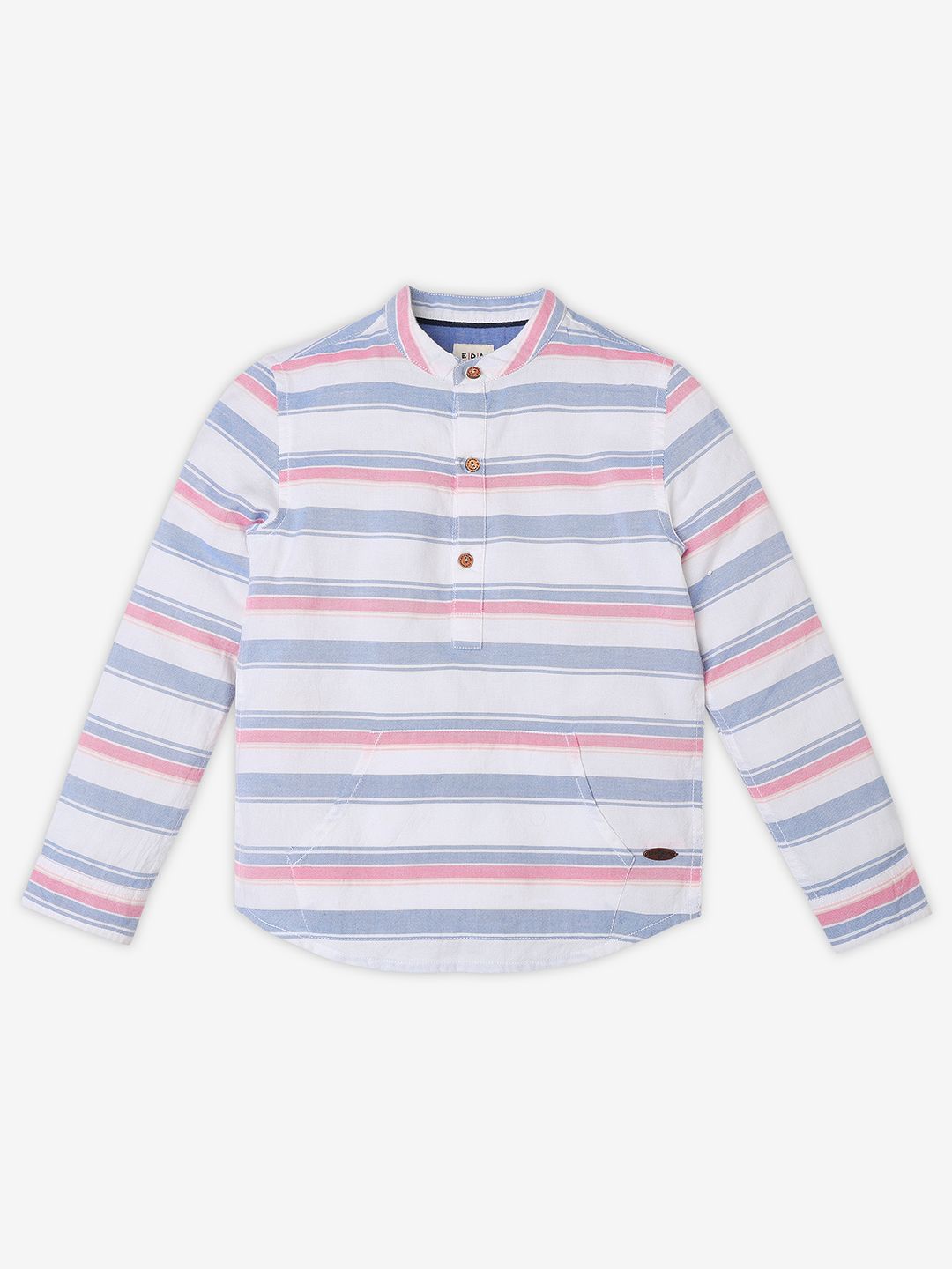 Ed-a-Mamma Boys Premium Horizontal Stripes Opaque Striped Casual Shirt
