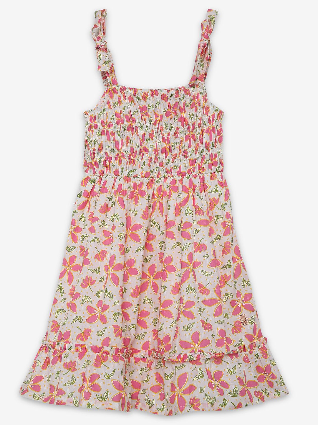 Ed-a-Mamma Girls Floral Print Maxi Dress