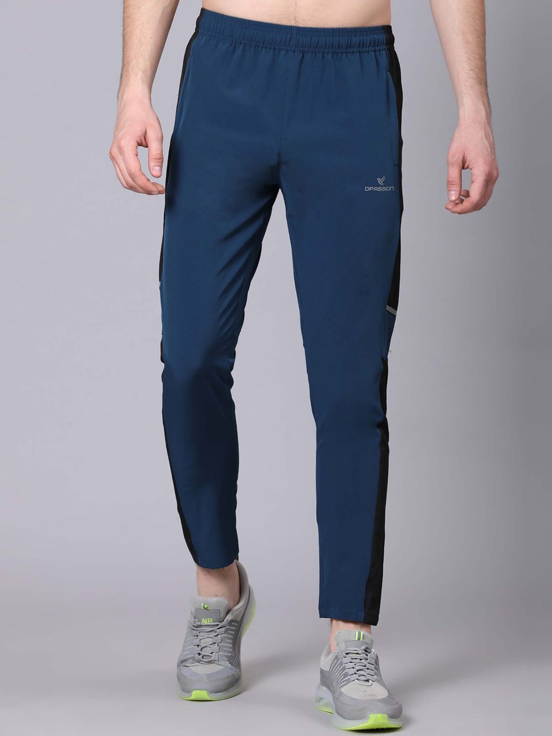 Dpassion Men Mid Rise Rapid-Dry Track Pants