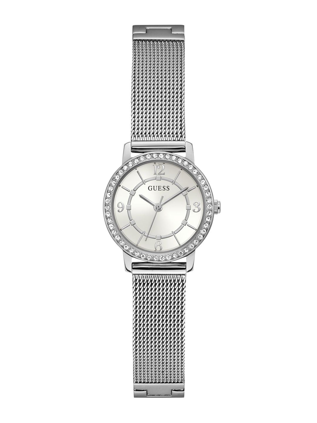 GUESS GUESS Round 28mm White Dial Analog Women Watch - GW0534L1