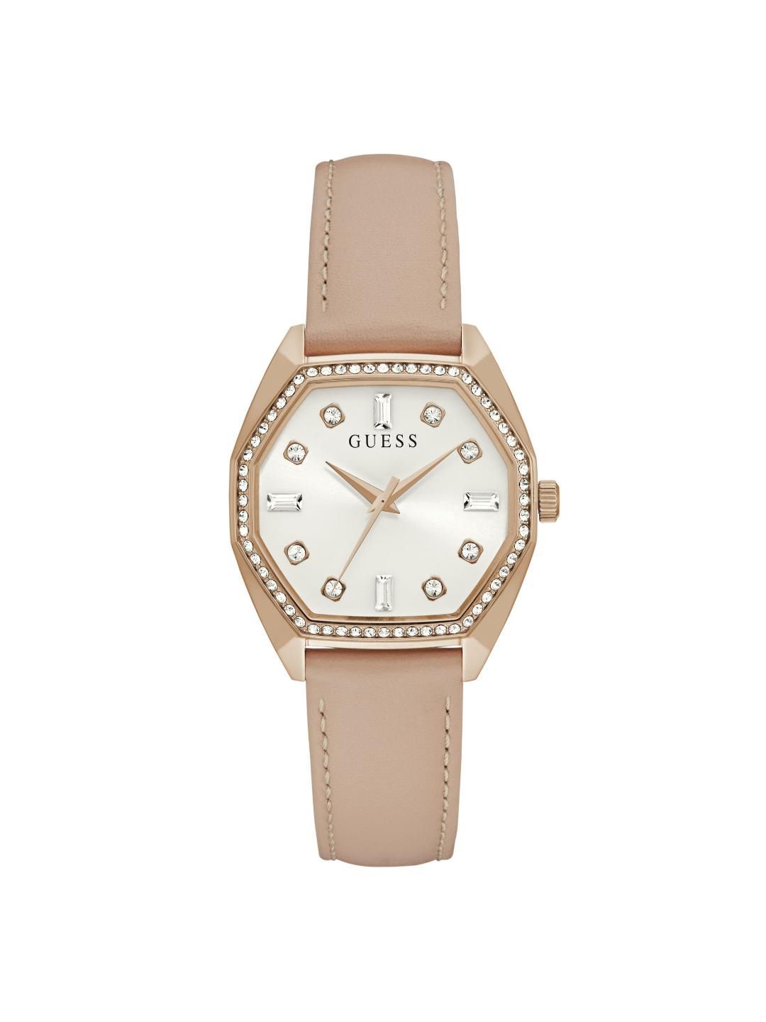 GUESS GUESS Women Dial & Leather Straps Analogue Watch GW0688L3