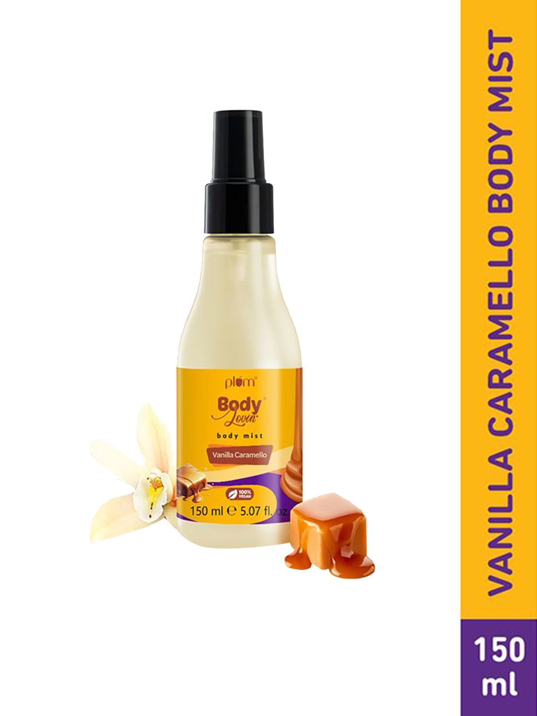 Plum BodyLovin' Vanilla Caramello Long Lasting Body Mist - 150ml