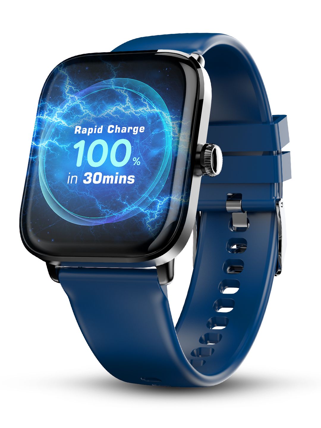 pebble Ultra Rapid 30 Min Full Charge 1.83" HD Display, Premium Metal Built Smartwatch