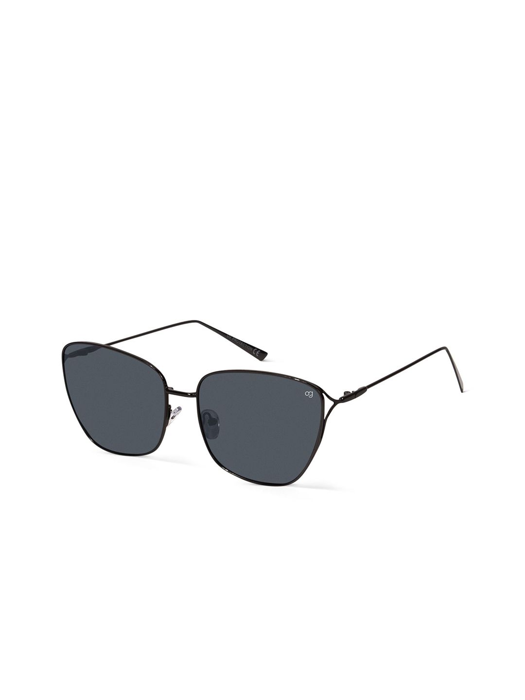 Woggles Women Cateye Sunglasses with UV Protected Lens WOCV-MCE-60016C5