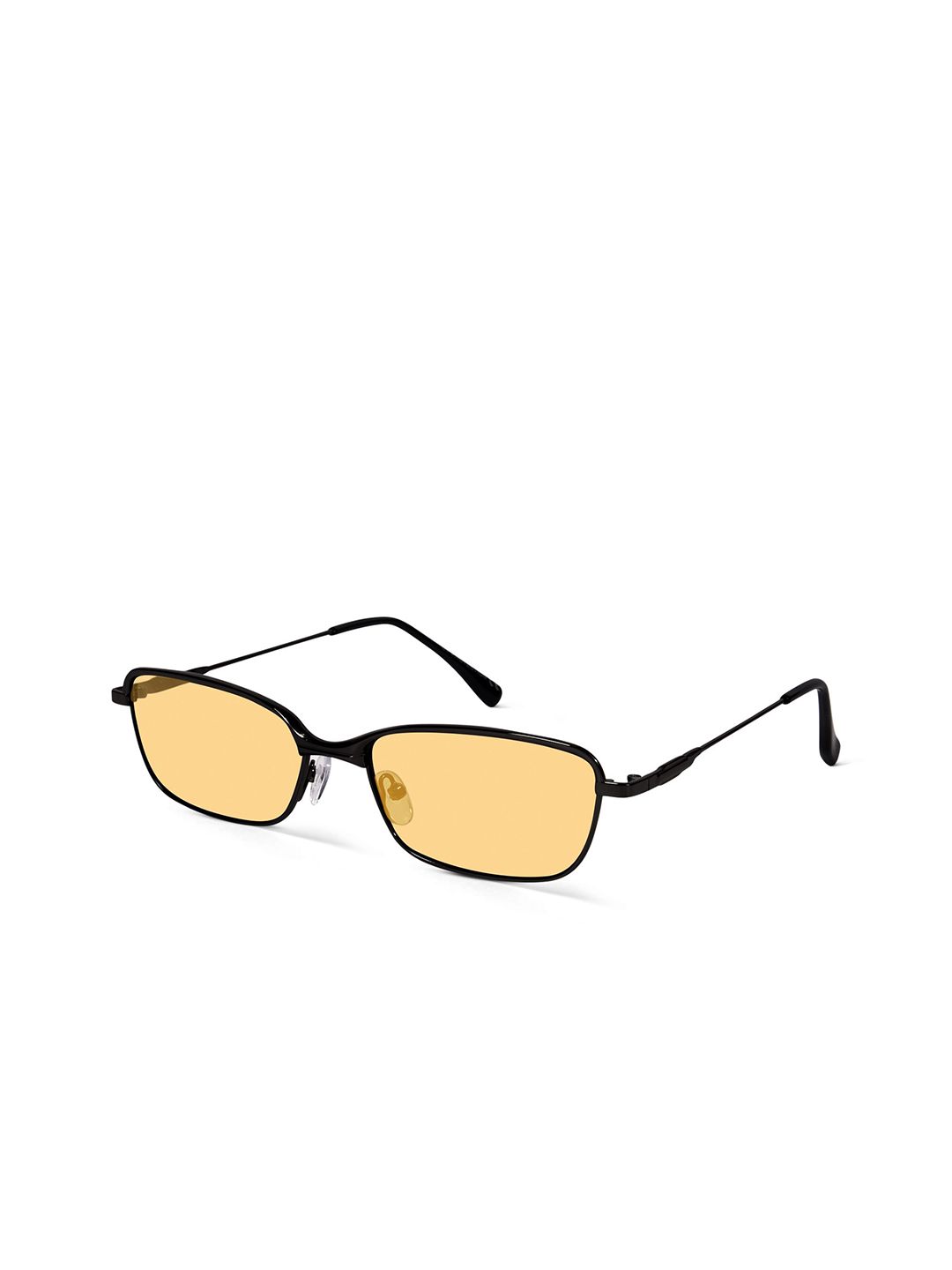 Woggles Unisex Rectangle Sunglasses with UV Protected Lens WOCV-MRC-54018C5