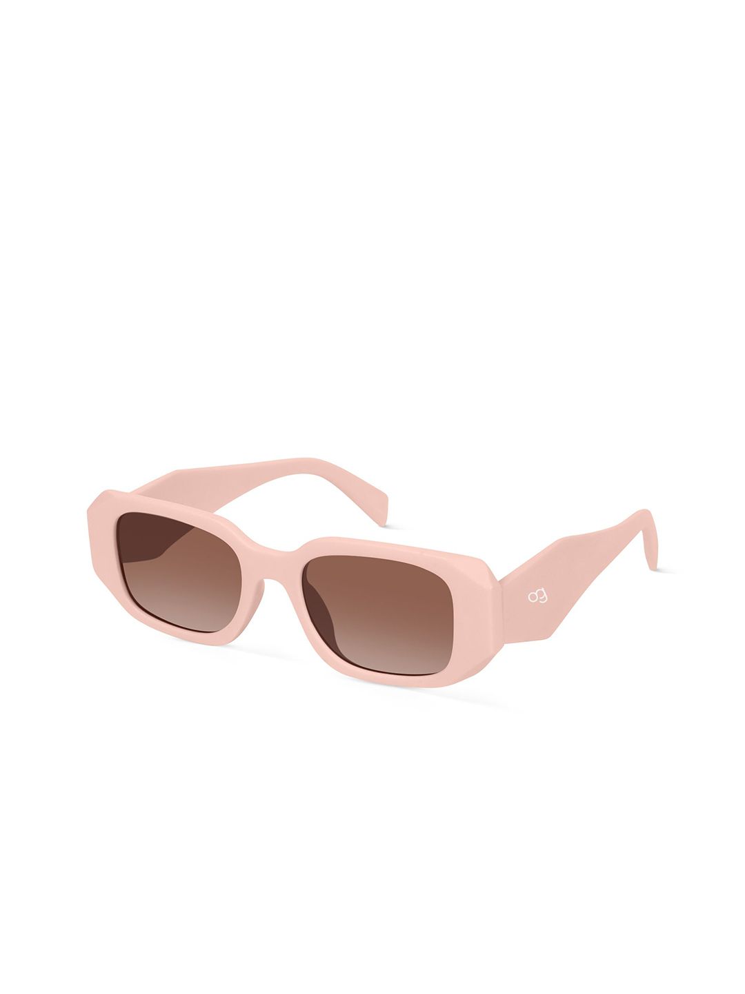 Woggles Unisex Rectangle Sunglasses with UV Protected Lens WOPR-PRC-56289C4