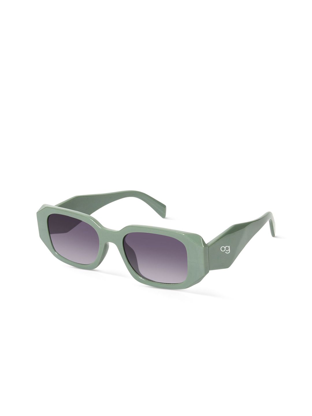 Woggles Unisex Rectangle Sunglasses with UV Protected Lens WOPR-PRC-56289C5
