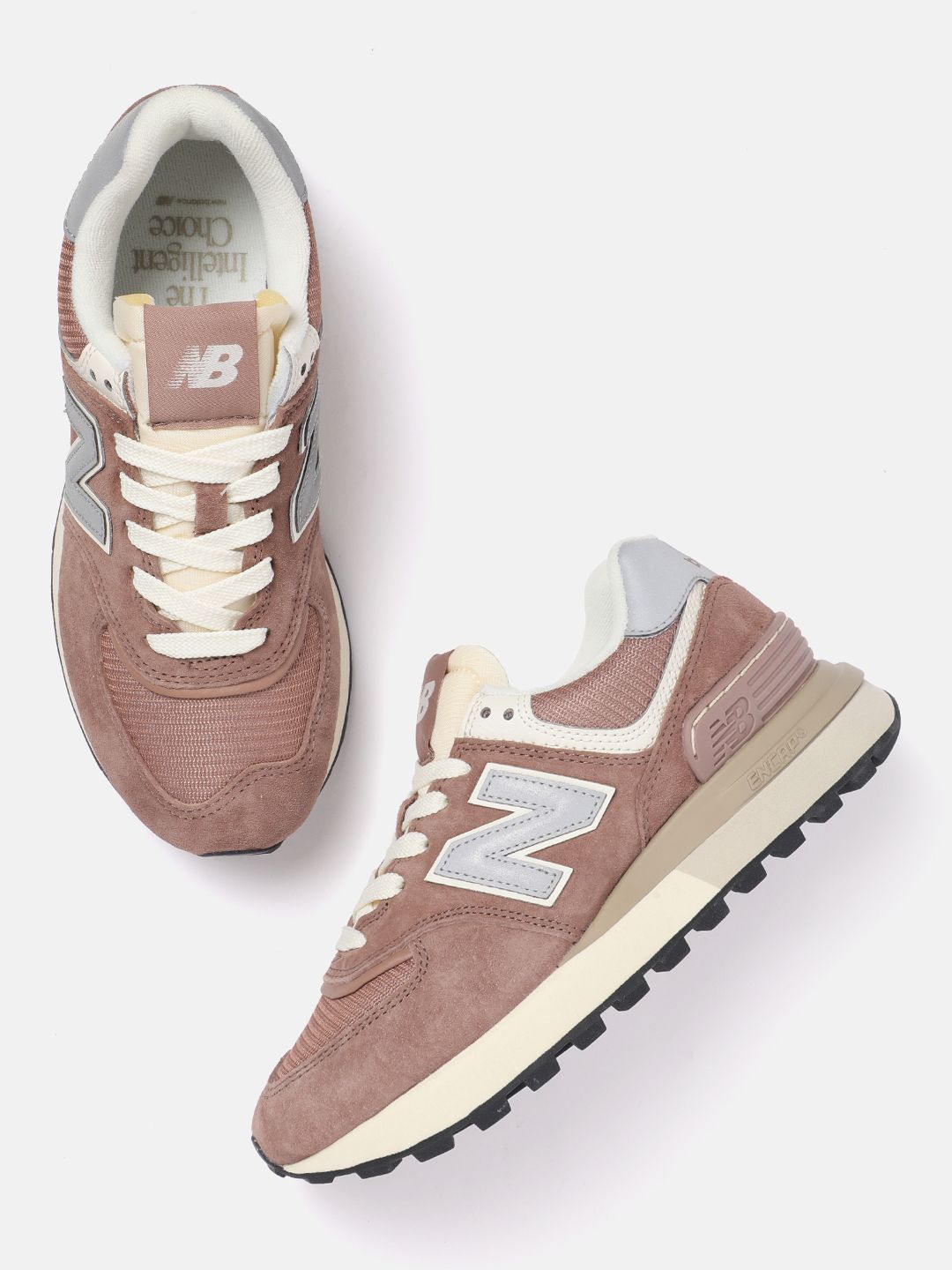 Buy New Balance Men 574LG Suede Sneakers - Casual Shoes for Men