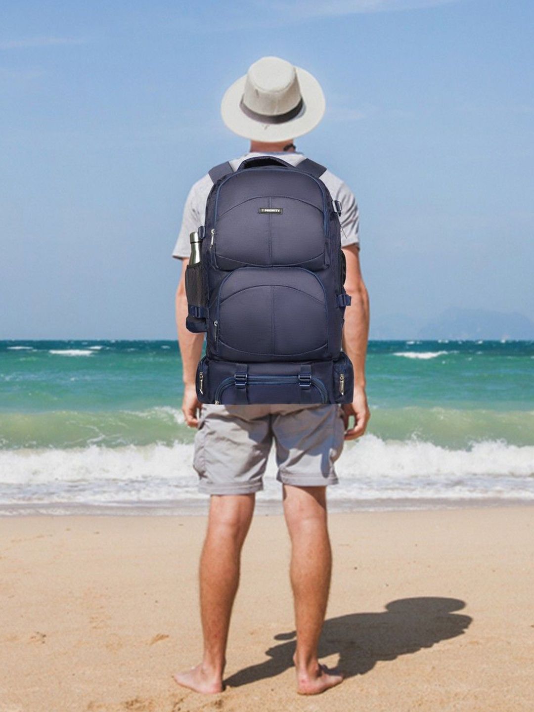 Priority Unisex Backpack with Hip Strap Price in India