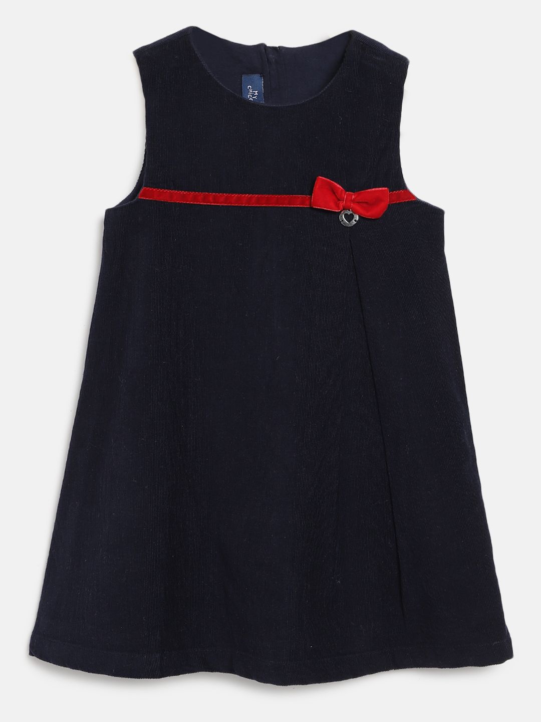 Chicco Girls Sleeveless Round Neck A-Line Dress