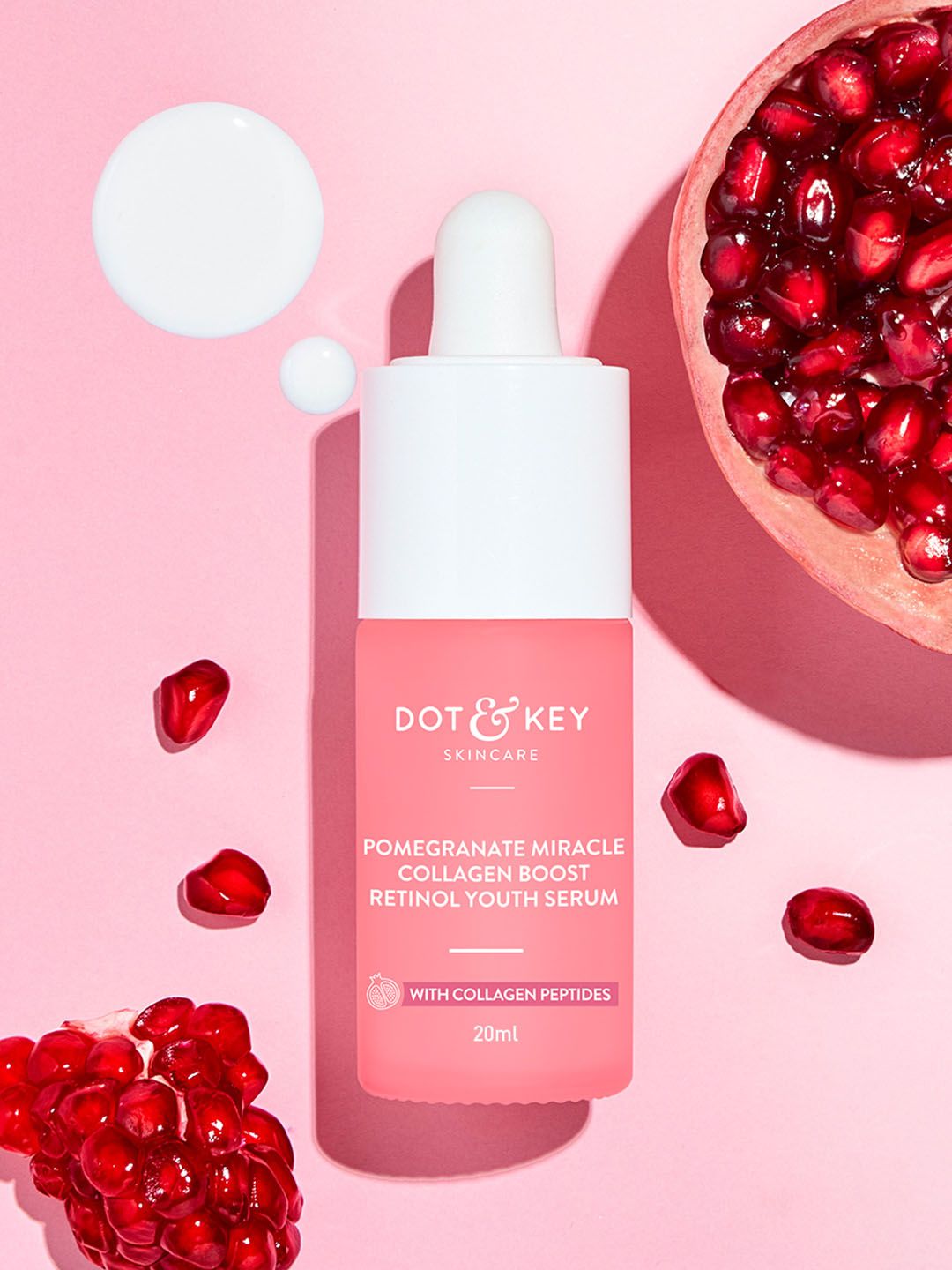 DOT & KEY Pomegranate Miracle Collagen Boost Retinol Youth Serum with Peptides - 20 ml