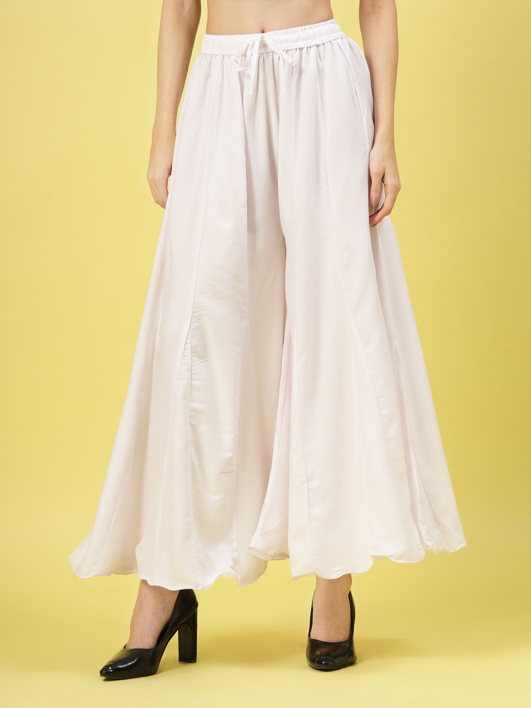 Clora Creation Women Flared Palazzos