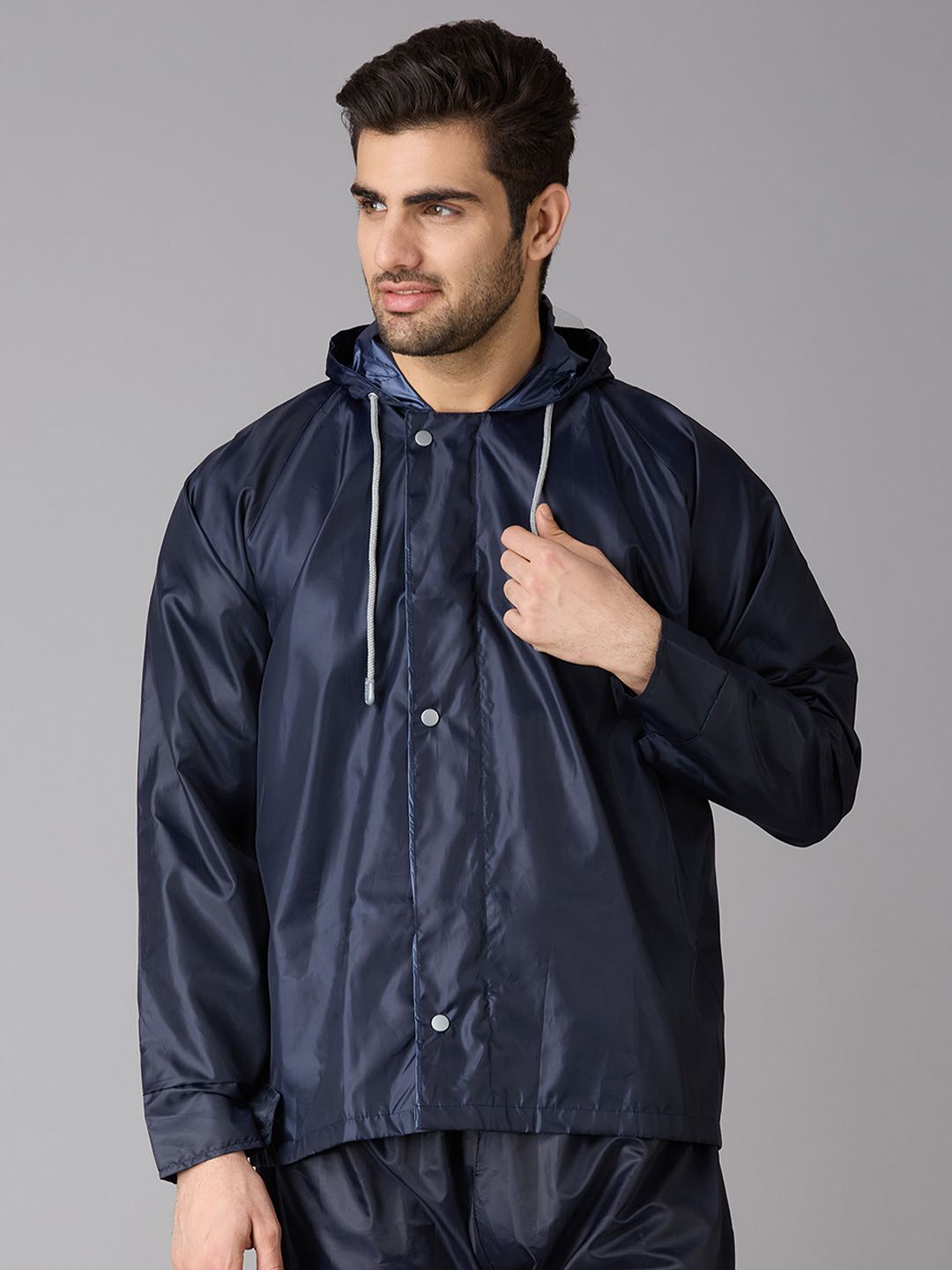 Style Quotient Men Hooded Rain Jacket