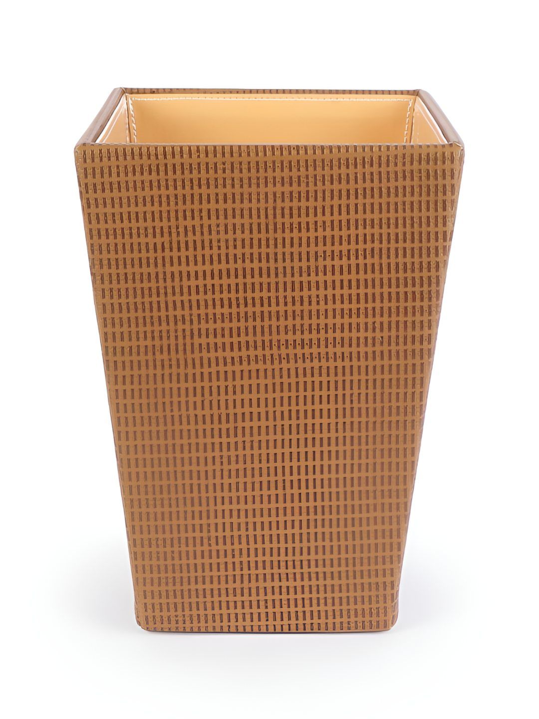 THE HOME CO. Brown Colored Textured Open Dustbins