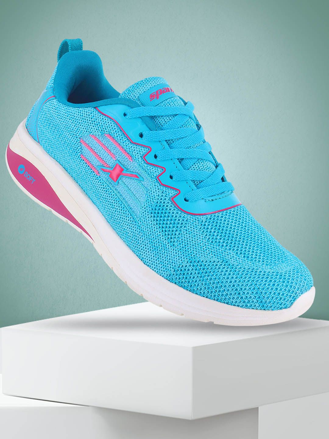 Sparx Women Mesh Lace-up Shoes