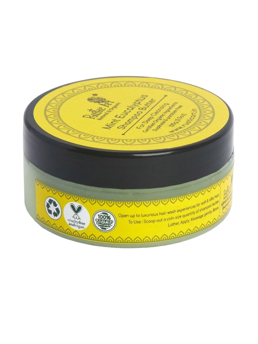 Rustic Art Mint Eucalyptus Shampoo Butter 100g