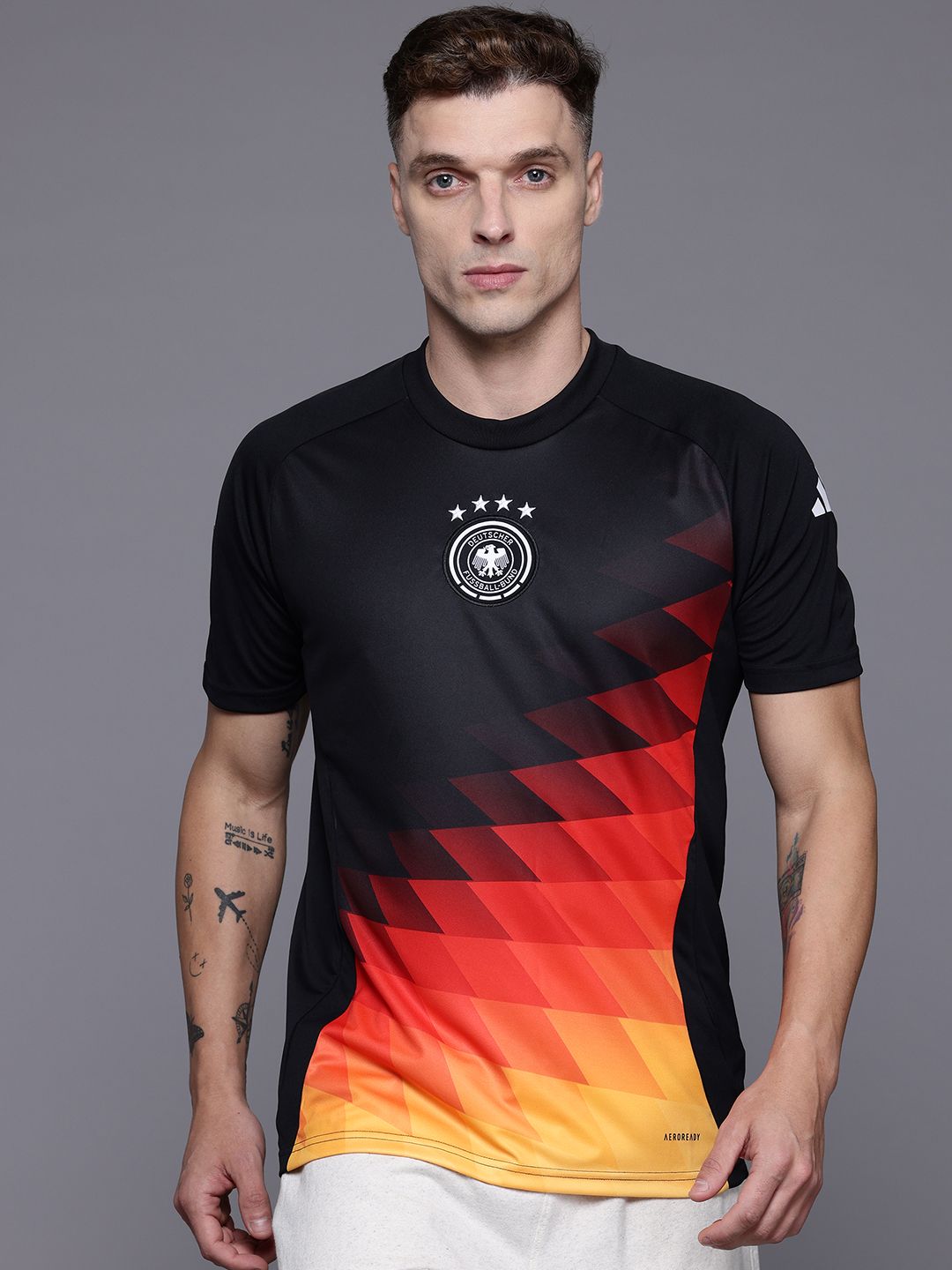 Buy ADIDAS Deutscher Fussball-Bund Pre-Match Jersey - Tshirts for