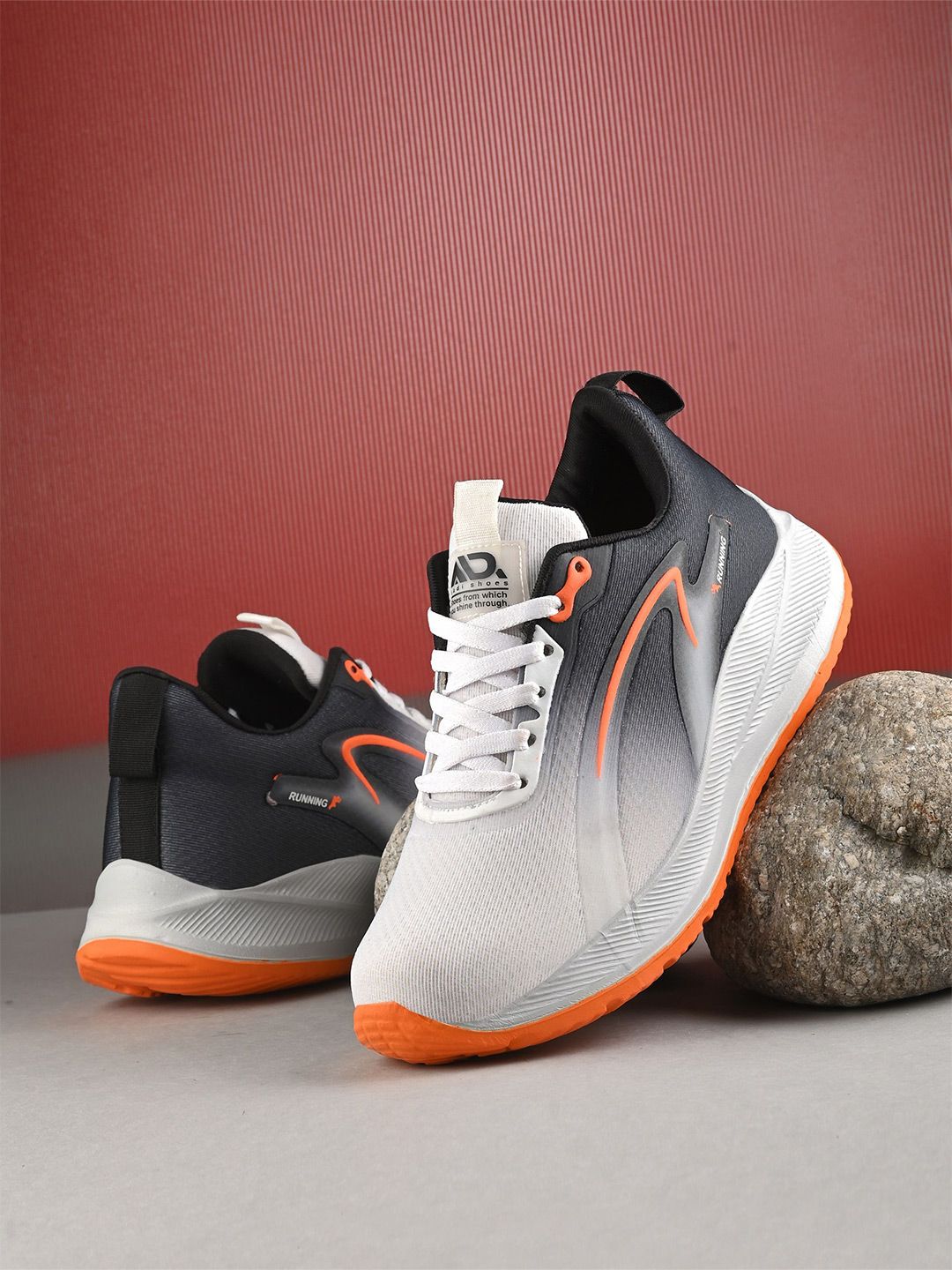 aadi Men Mesh Running Non-Marking Shoes