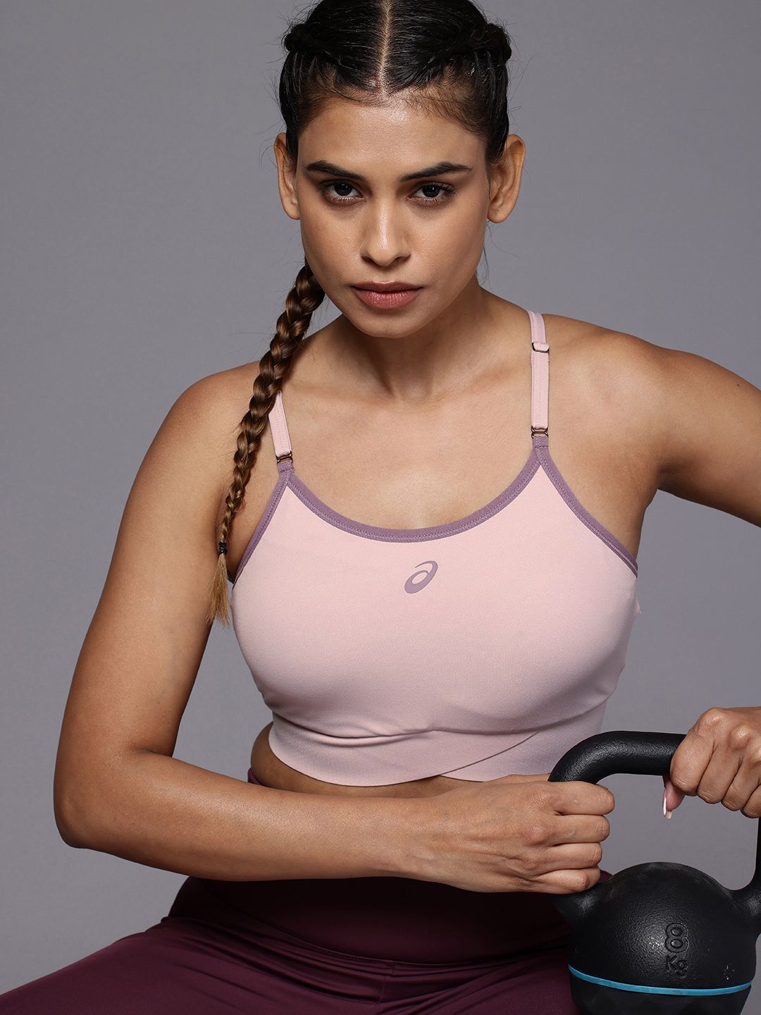 ASICS Medium Coverage Lightly Padded Styled Back Workout Bra 2032D051.700