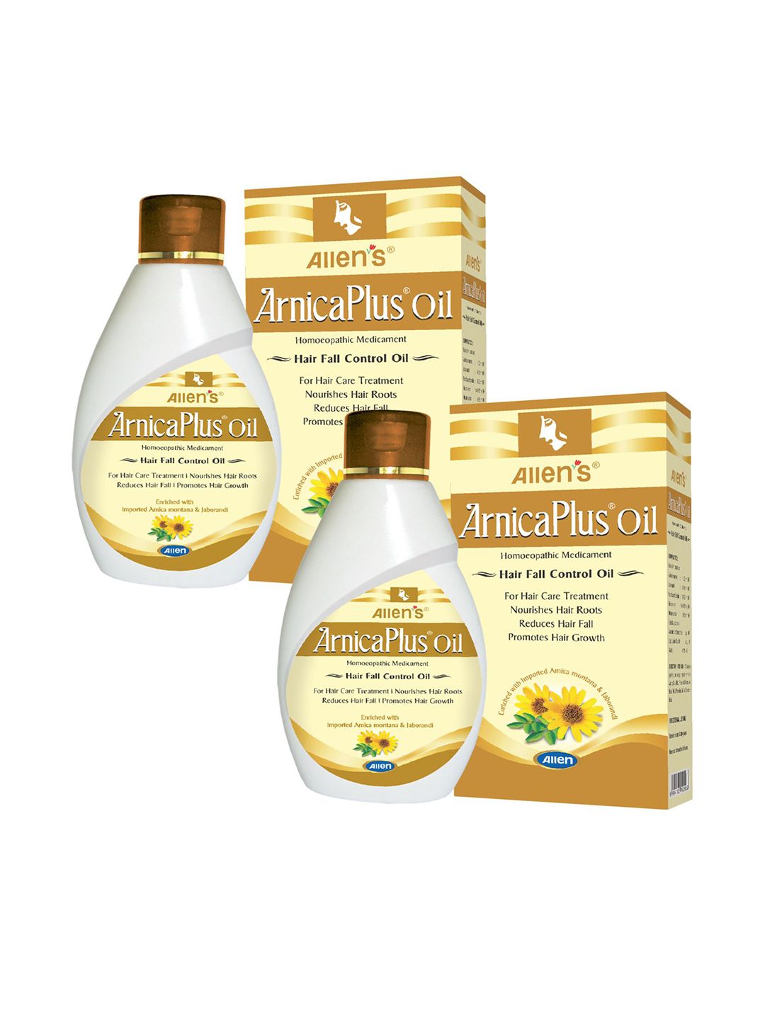 ALLEN Arnica Plus Set Of 2 Hair Oil - 100ml Each