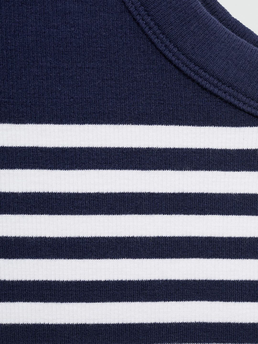 Striped Cotton Sleeveless Top