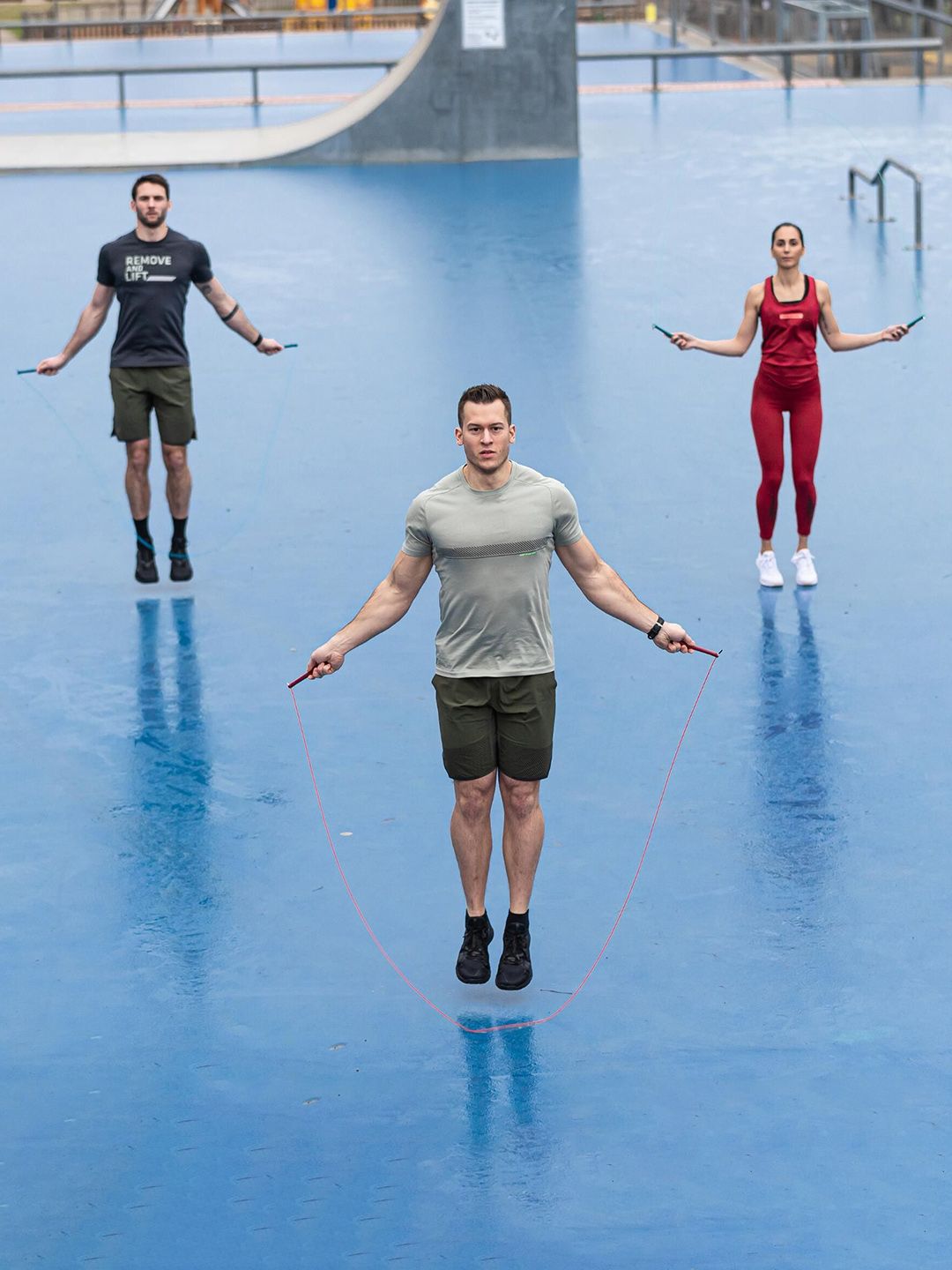 Decathlon Decathlon Domyos - Unisex Black Adjustable Cross-Training Skipping Rope