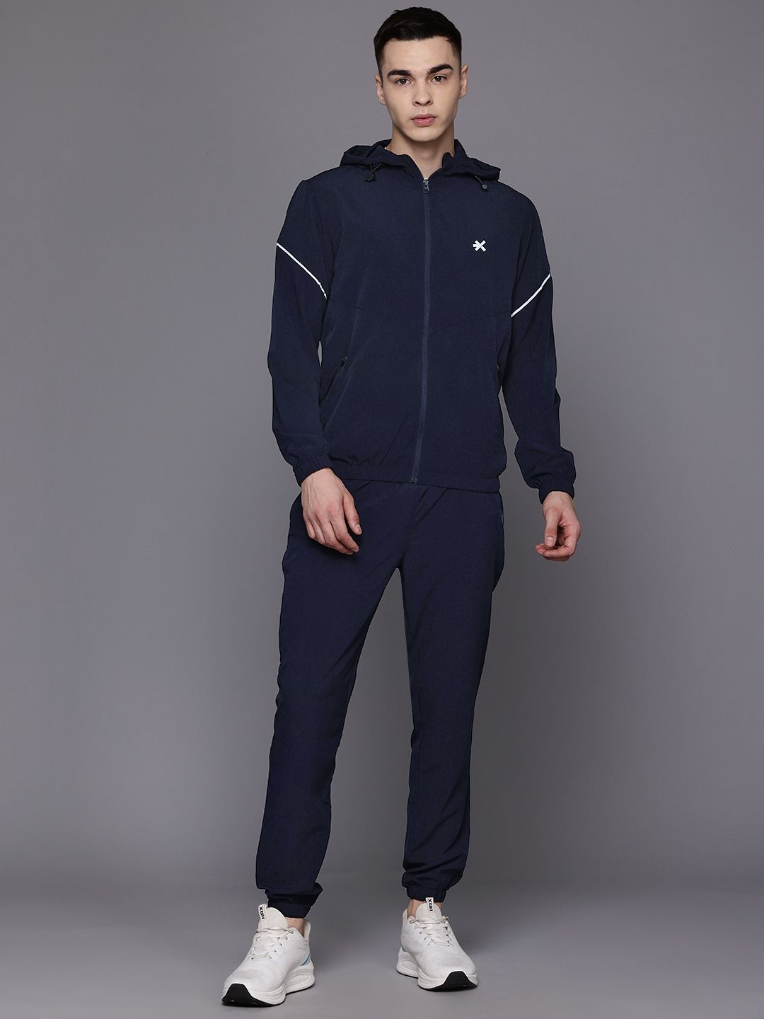 HRX by Hrithik Roshan Hooded Training Track Suit