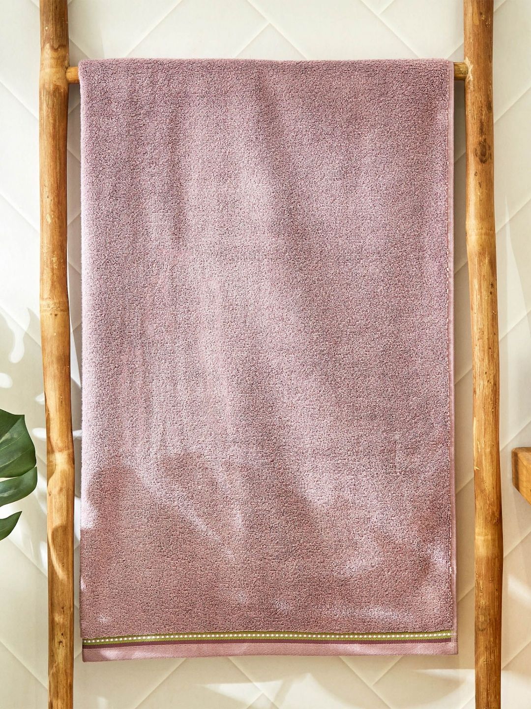 Home Centre Purple Cotton 500 GSM Bath Towel