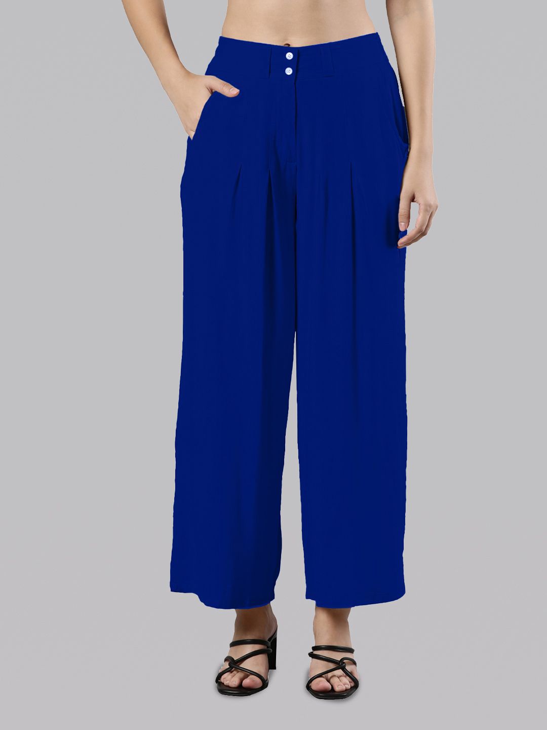 Femmora Women Flared Palazzos