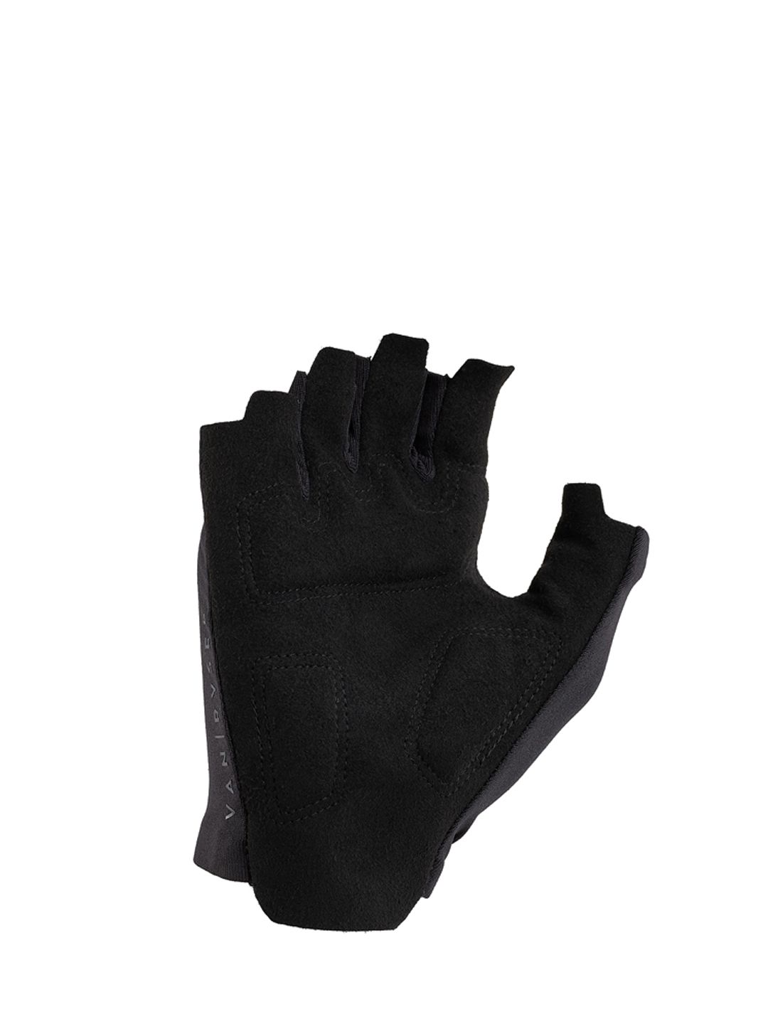 Decathlon Vanrysel - Unisex Black Road 100 User Comfort Cycling Gloves