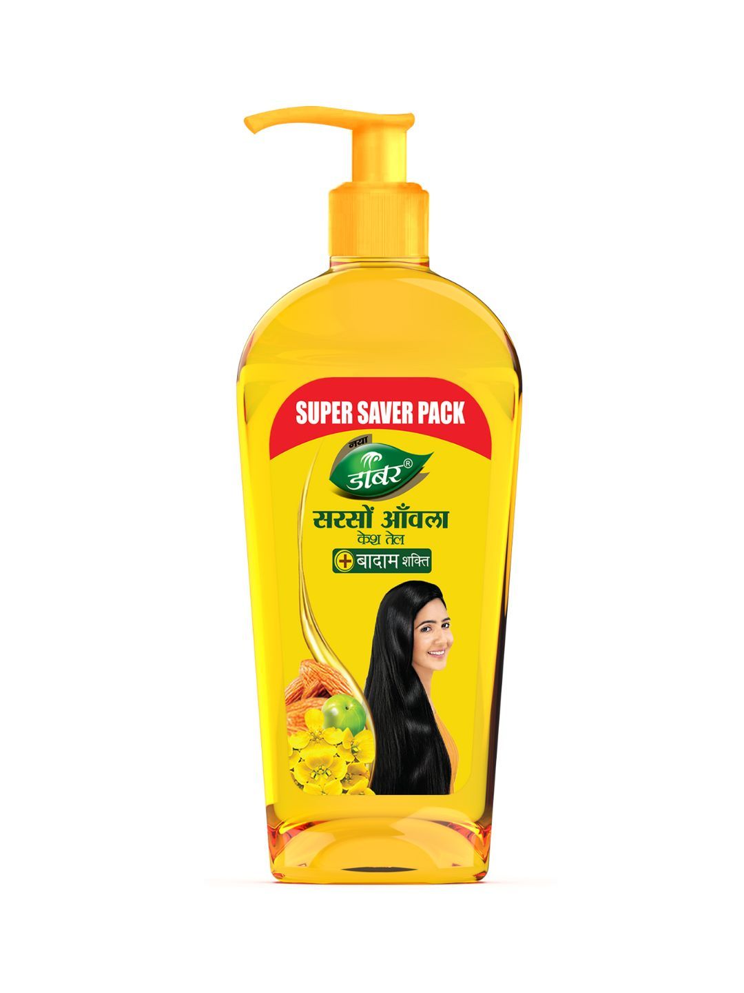 Dabur Sarson Amla Hair Oil - Promotes Hair Growth - 600ml