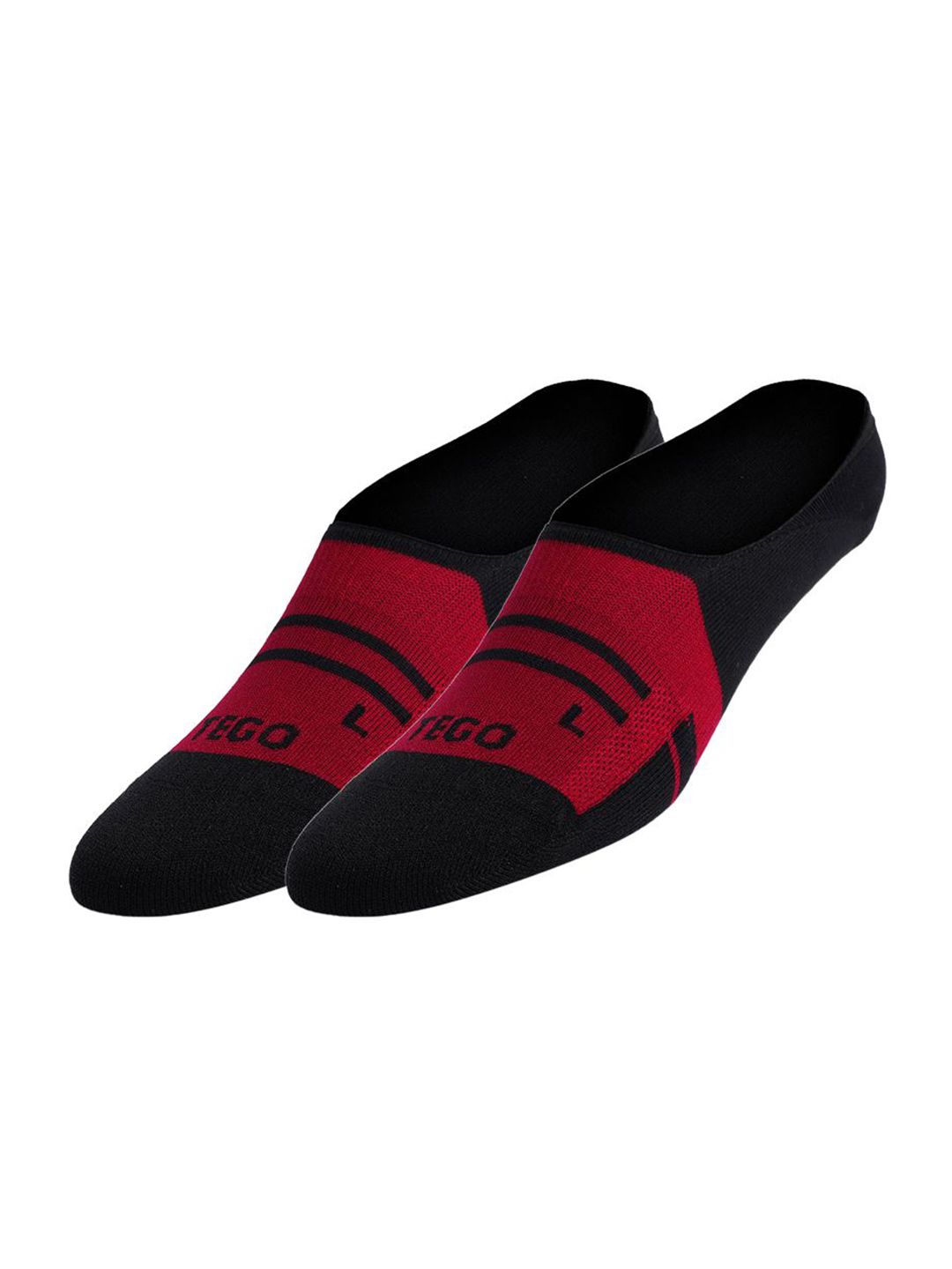 TEGO Pack Of 2 Printed Shoe-Liner Socks