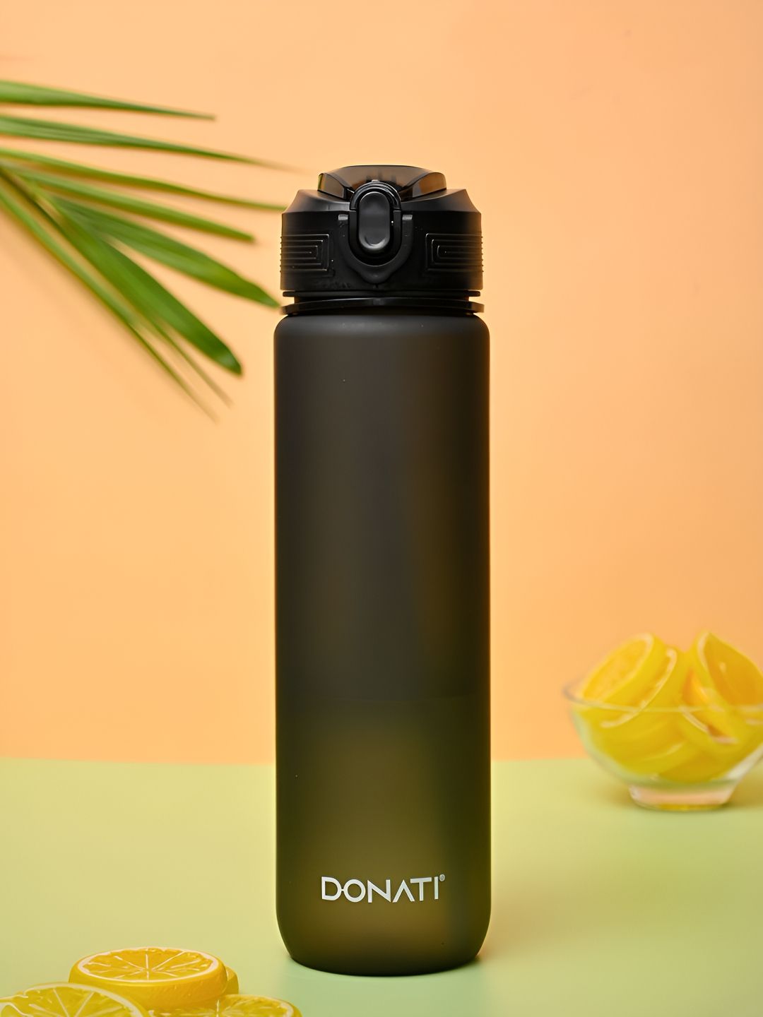 MARKET99 Black Solid Plastic Airtight Sipper - 450ml