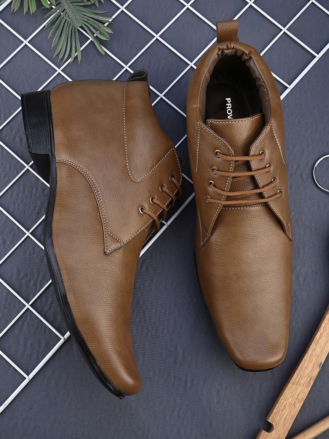 Provogue Men Leather Formal Derbys