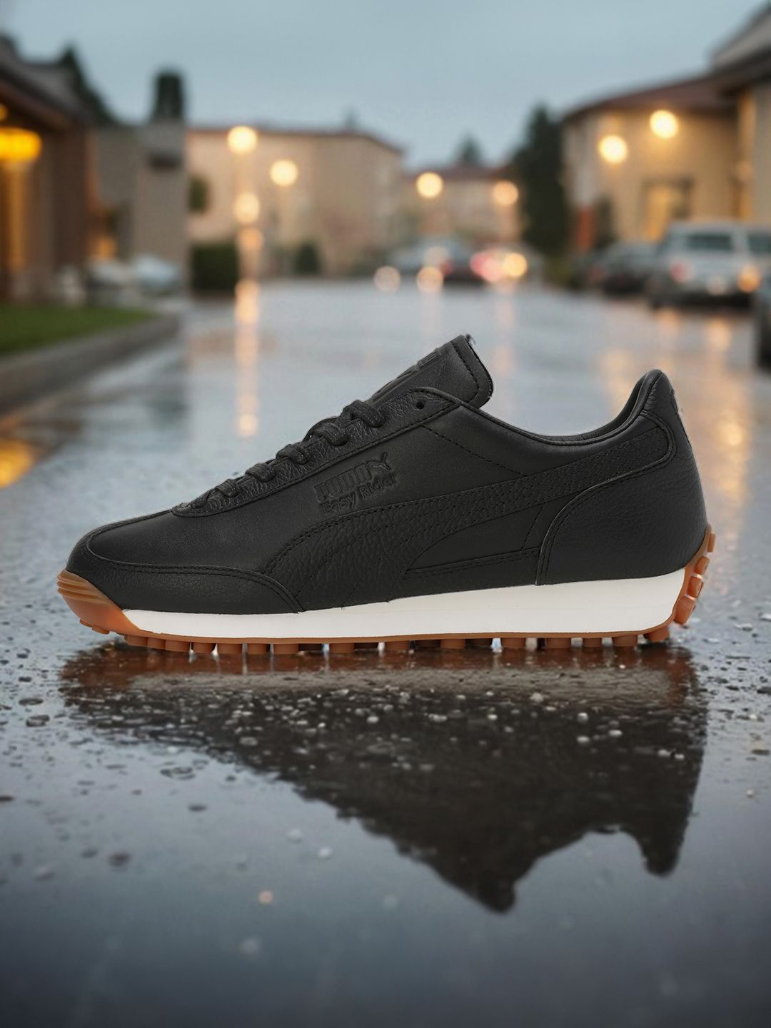 Puma Unisex Easy Rider Leather Sneakers deal from myntra