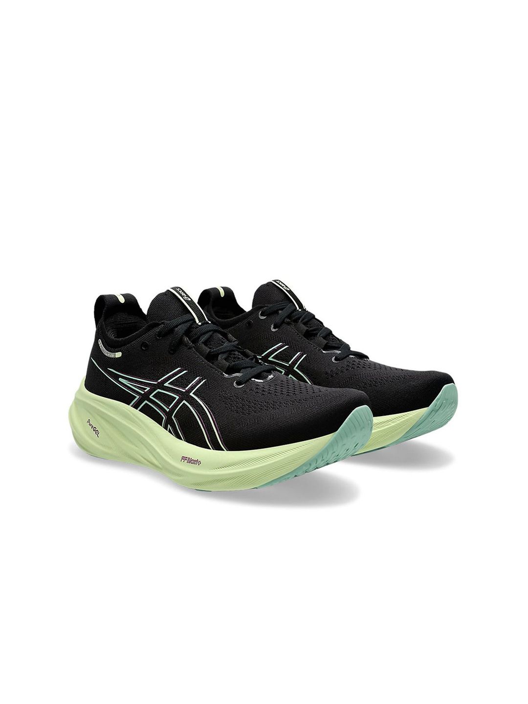 ASICS GEL-NIMBUS 26 Women Textured Lace-Ups Running Sports Shoes