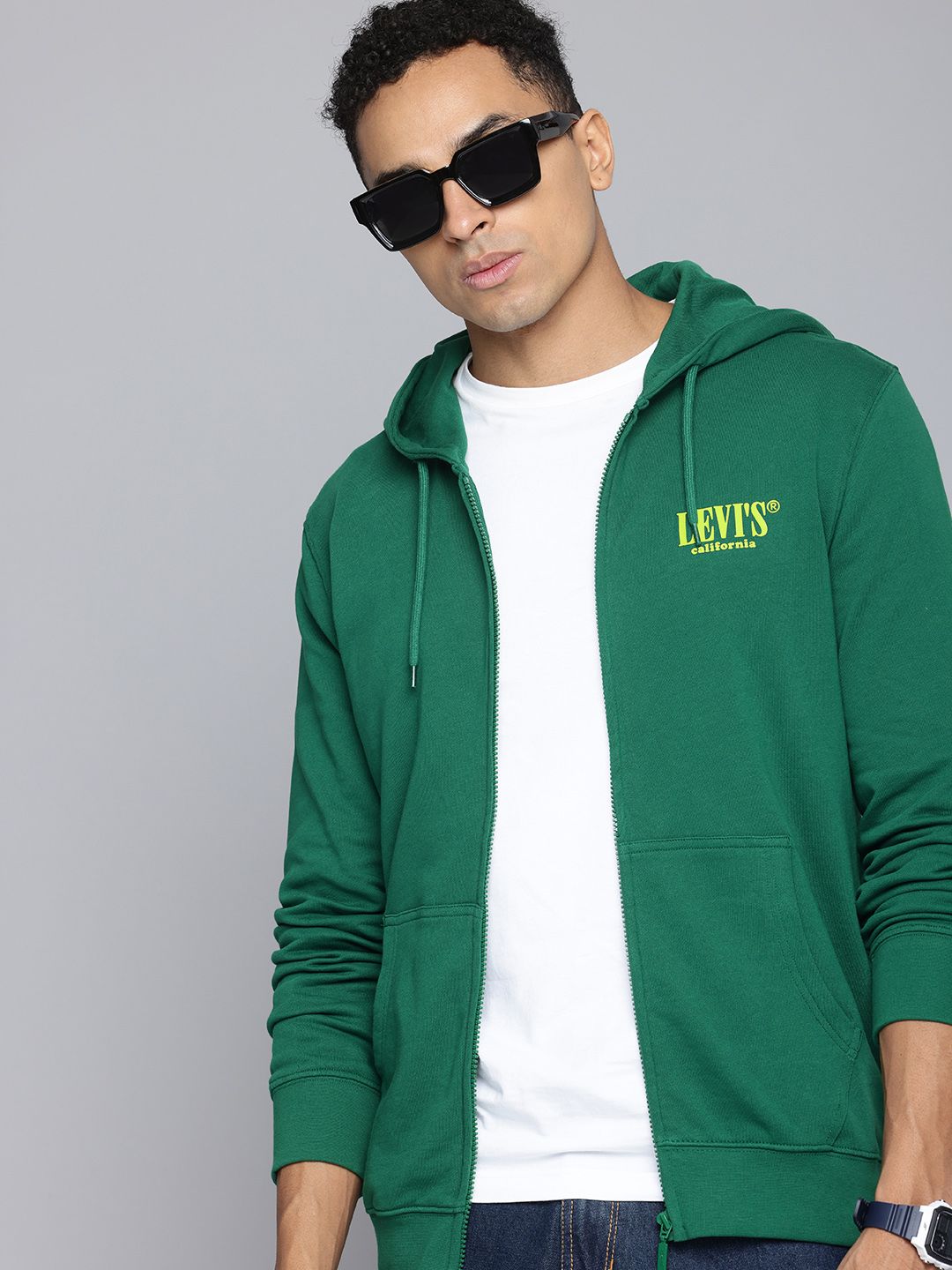 Levis Pure Cotton Hooded Sweatshirt