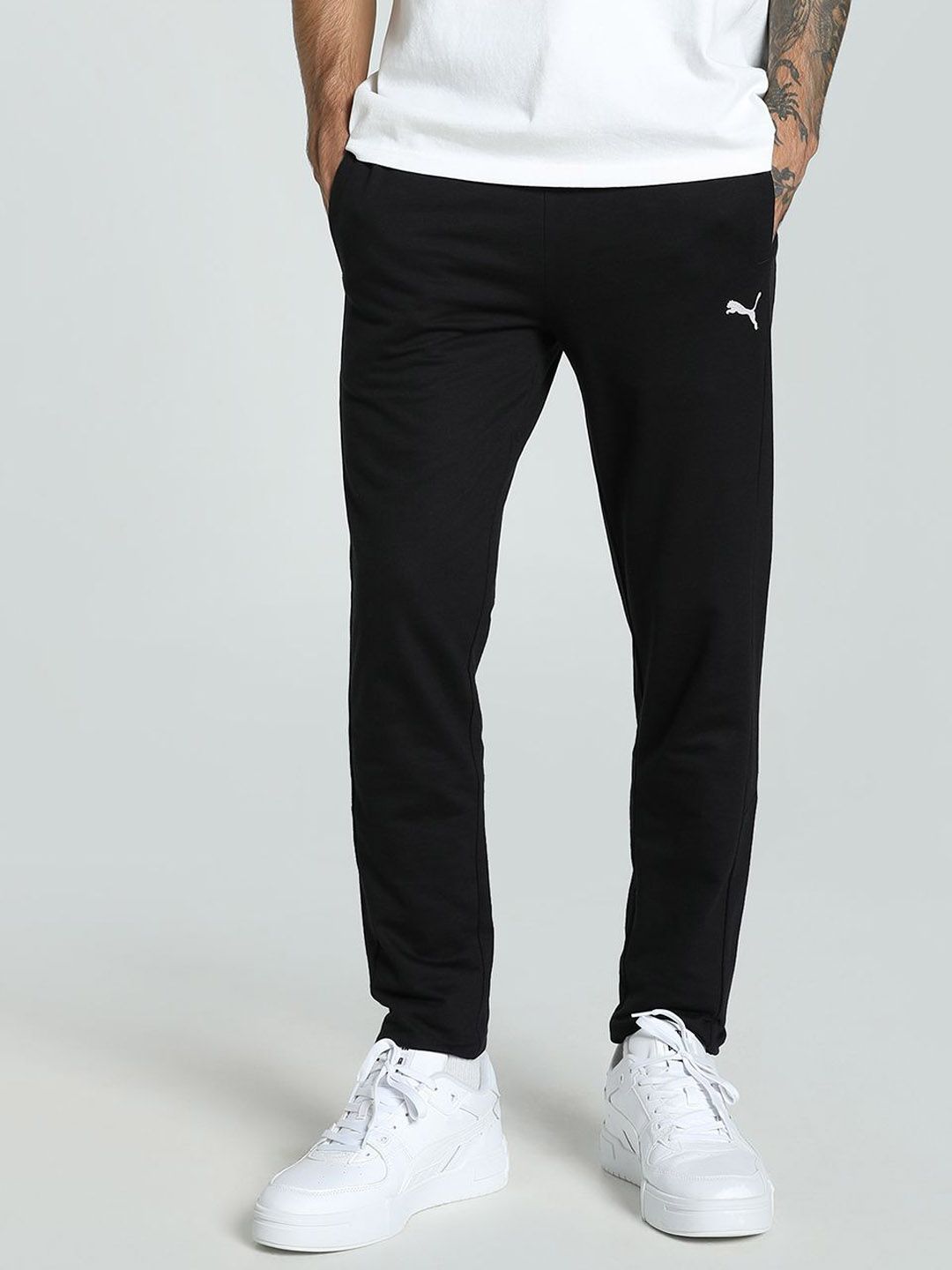 Puma Puma Slub Men Cotton Mid-rise Slim Fit Track Pants