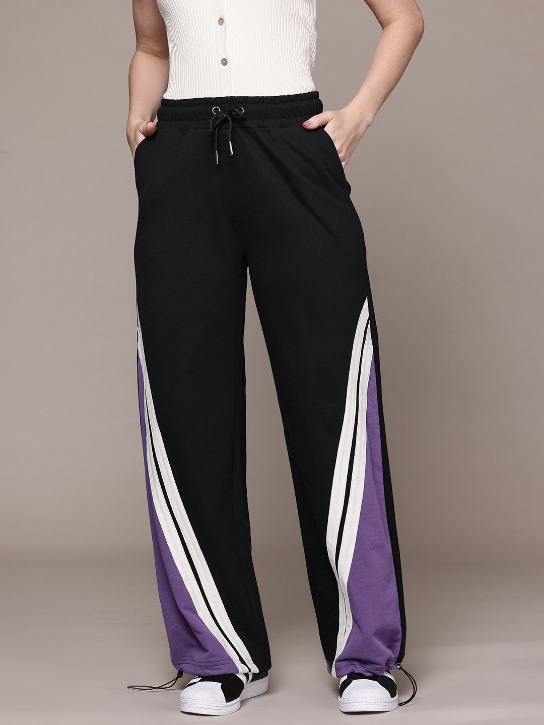 Buy The Roadster Lifestyle Co. Striped Detail Track Pants - Track