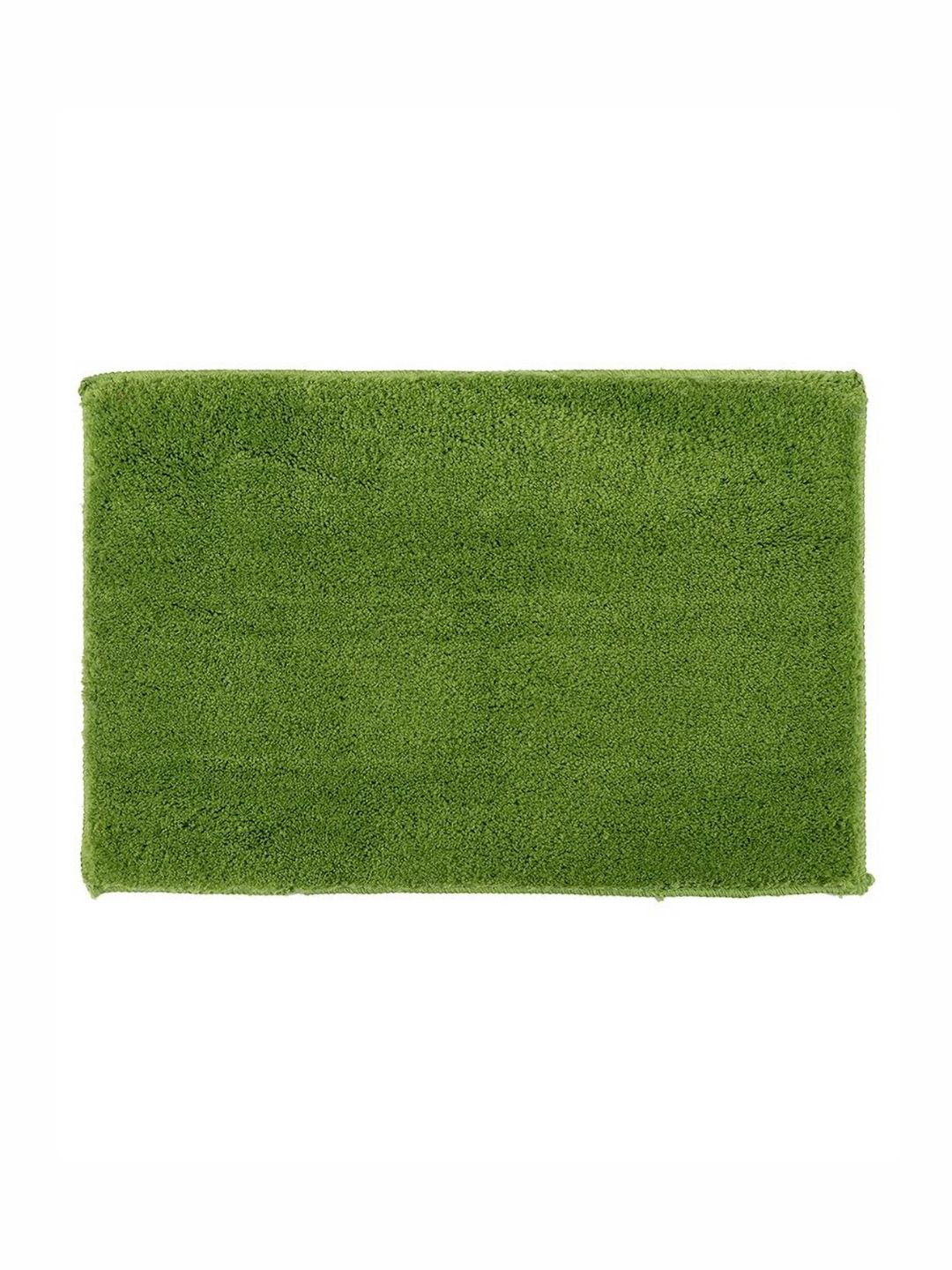 Pano Madrid Green 1300 GSM Microfiber Tufted Rectangular Anti Skid Bath Rug